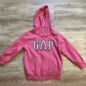GAP Pink Hooded Sweatshirt with Logo